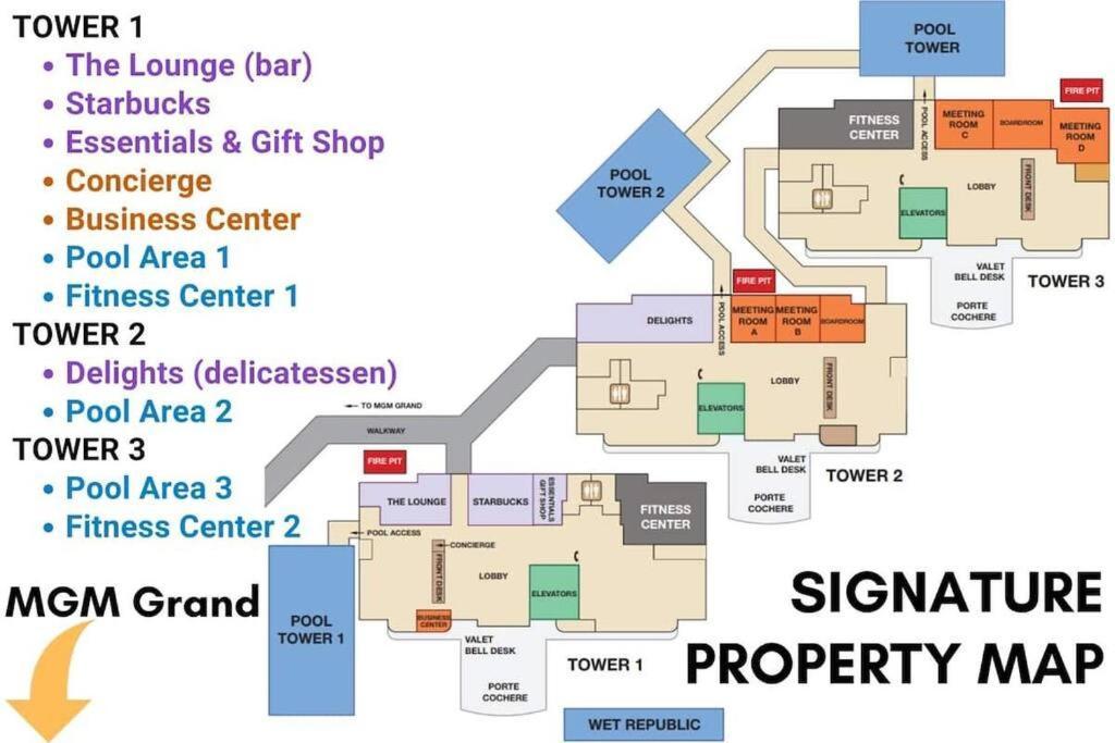 11Th Floor Mgm Signature Studio:Strip View, No Fee 拉斯维加斯 外观 照片